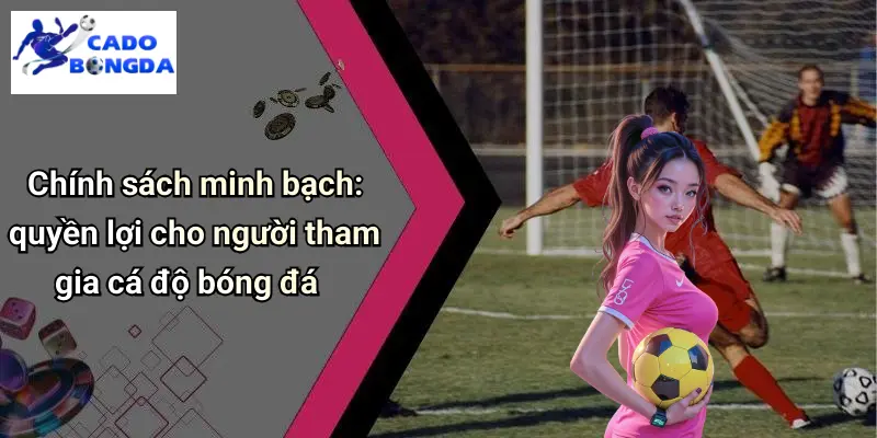 Chính Sách Bảo Mật 3 Chính sách minh bạch: quyền lợi cho người tham gia cá độ bóng đá