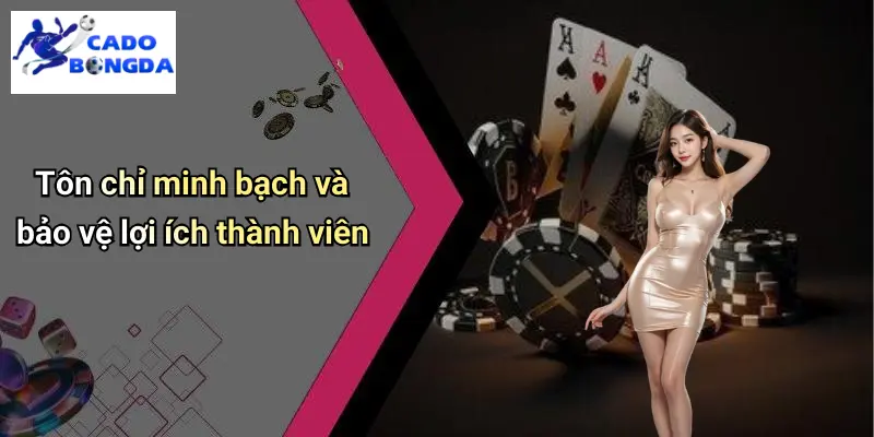 Tôn chỉ minh bạch và bảo vệ lợi ích thành viên