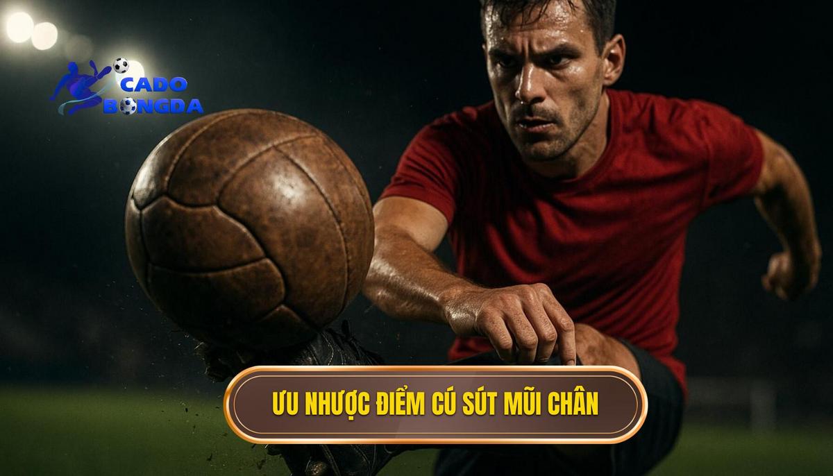 Phân tích ưu điểm và nhược điểm khi thực hiện cú sút bằng mũi chân
