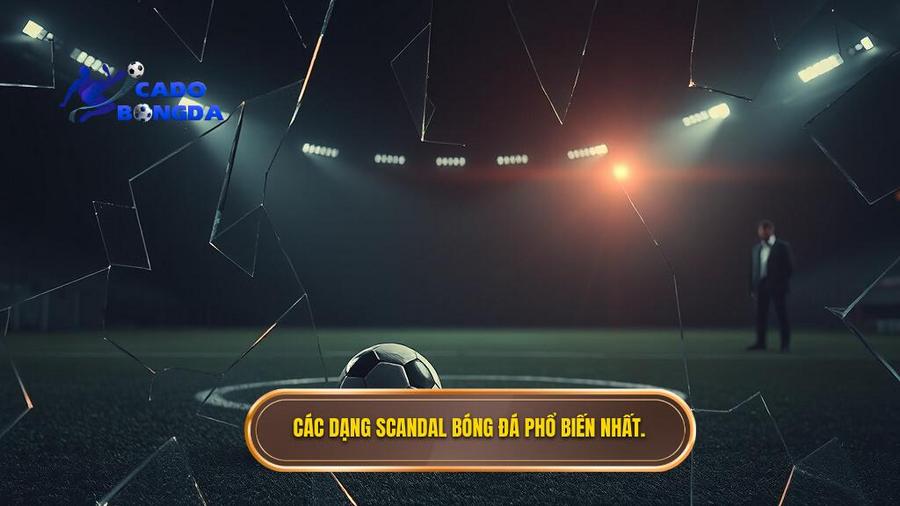 Phân loại các dạng scandal bóng đá phổ biến nhất