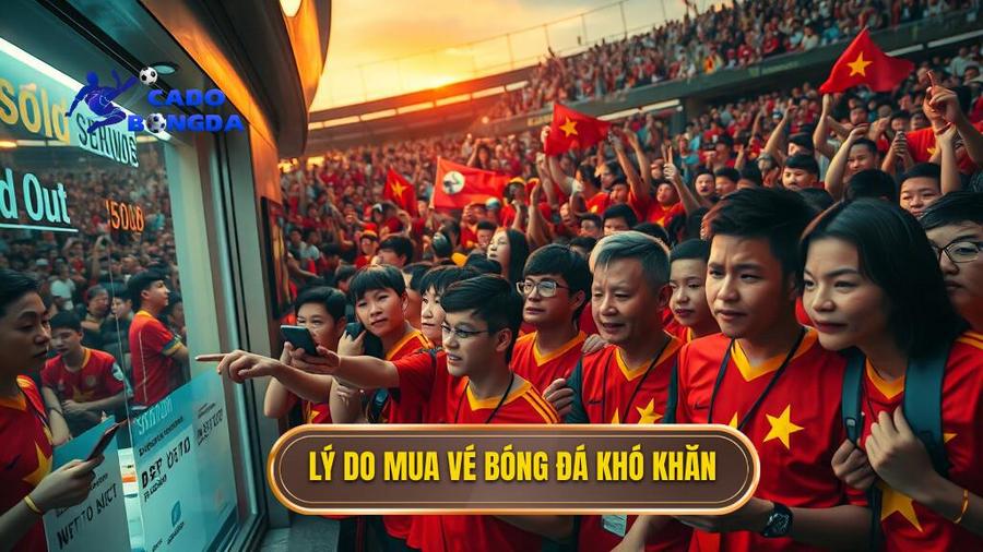 Tại sao việc mua vé bóng đá đội tuyển Việt Nam lại trở nên khó khăn?