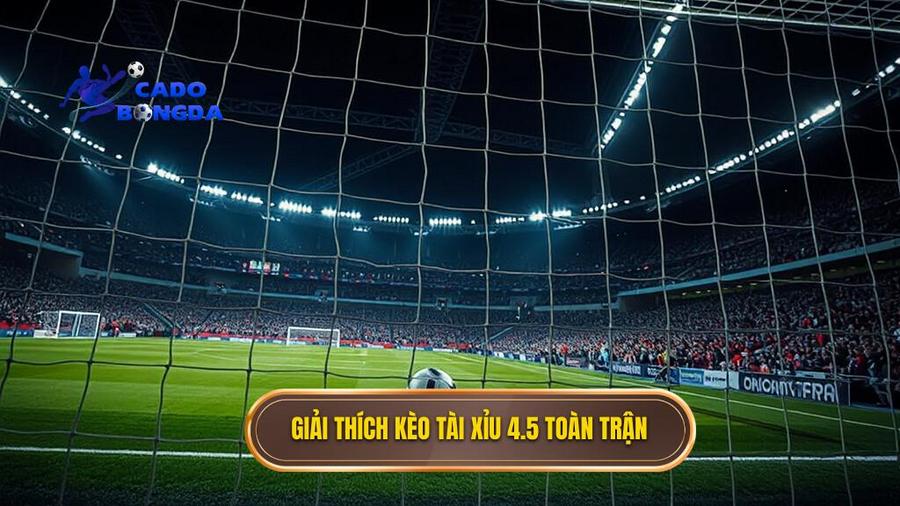Hiểu rõ về Kèo tài xỉu 4.5 toàn trận là gì?
