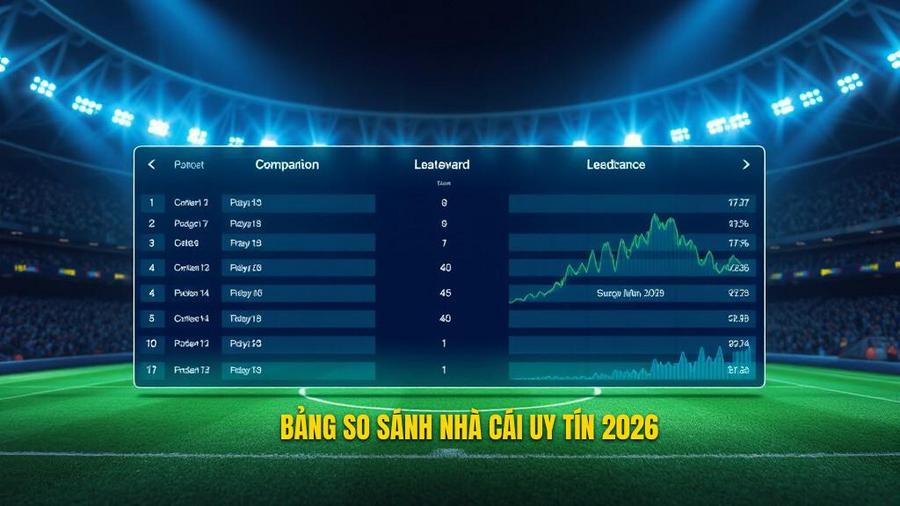 3. Bảng so sánh nhà cái uy tín 2026